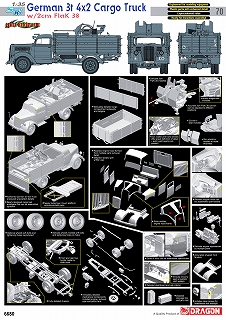 サイバーホビー ドイツ 3t 4×2 トラック オペル ブリッツ 対空砲搭載型予約受付中！ | 大阪市本町 ミリタリー模型専門店 ホビーランド