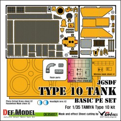 陸上自衛隊 10式戦車 ベーシックエッチングパーツセット
