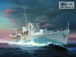 英 ハントII級護衛駆逐艦 スラザック ポーランド海軍 1943年