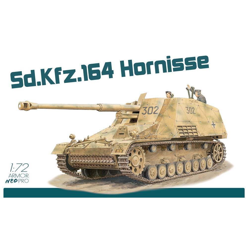 【再入荷】7625 1/72 WW.II ドイツ軍 自走砲 Sd.Kfz.164 ホルニッセ NEOトラック付属