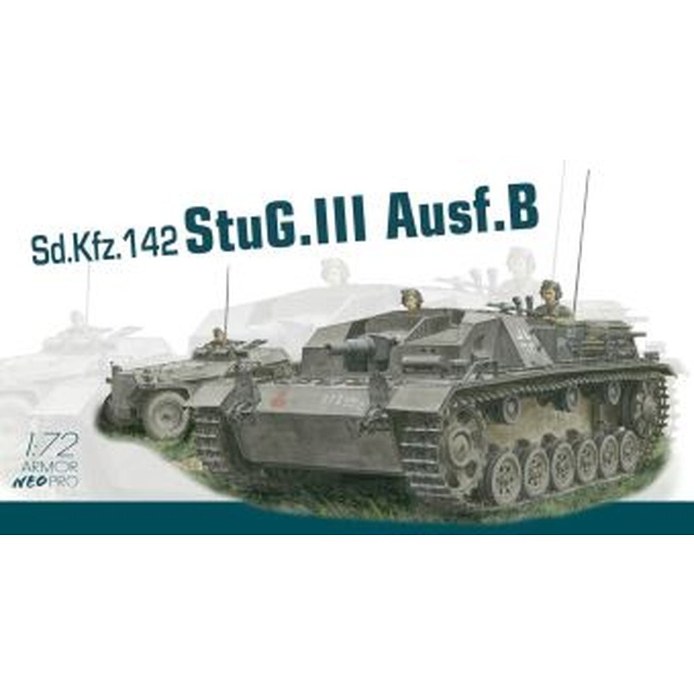 【再入荷】7636 1/72 WWII ドイツ軍 III号突撃砲B型 NEOトラック付属