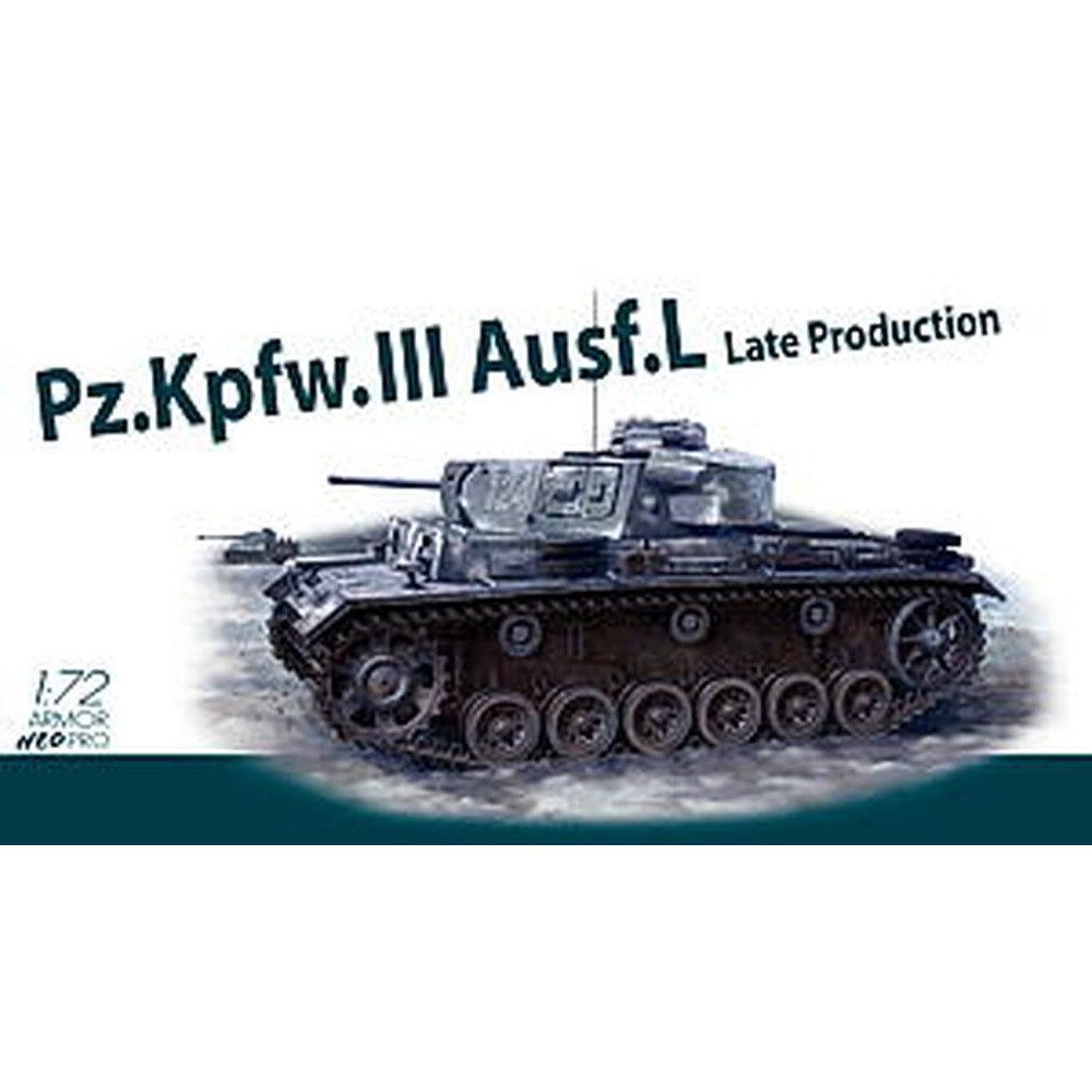 【再入荷】7645 1/72 WWII ドイツ軍 III号戦車L型 後期生産型 NEOトラック付属