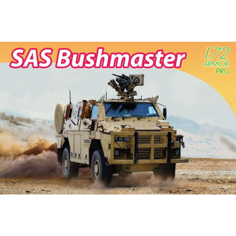 【再入荷】7701 1/72 イギリス軍 SAS ブッシュマスター 装輪装甲車