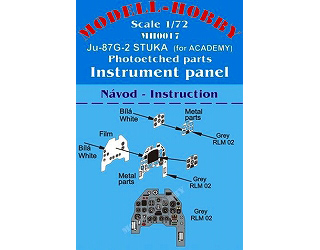 【新製品】[0713497201705] MODELL-HOBBY MH0017)Ju87G-2 スツーカ 計器盤