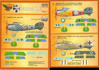 【新製品】[1300524802203] PRINT SCALE 48022)アルバトロス D.V Pt.1