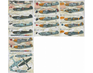 【新製品】[1300527202109] PRINT SCALE 72021)メッサーシュミット Bf109E