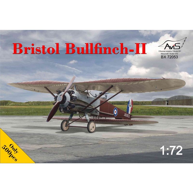 【新製品】BX72053 1/72 ブリストル ブルフィンチII 複葉機型