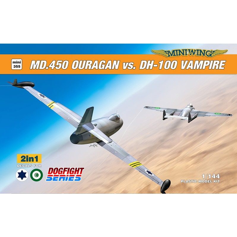 【新製品】355 1/144 MD.450 ウーラガン vs DH-100 ヴァンパイア 