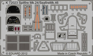 【新製品】[2000487102301] K72023)スーパーマリン スピットファイア Mk.24/シーファイア Mk.46