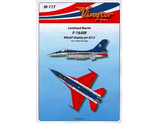 【新製品】[2000520111703] Vingtor M-117)F-16AM ノルウェー空軍100周年記念塗装