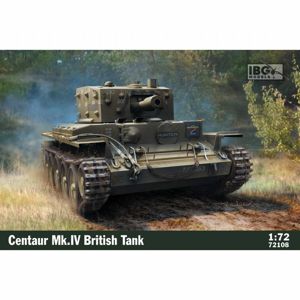 【再入荷】72108 セントー Mk.IV 巡航戦車 A27L 95mm砲搭載型