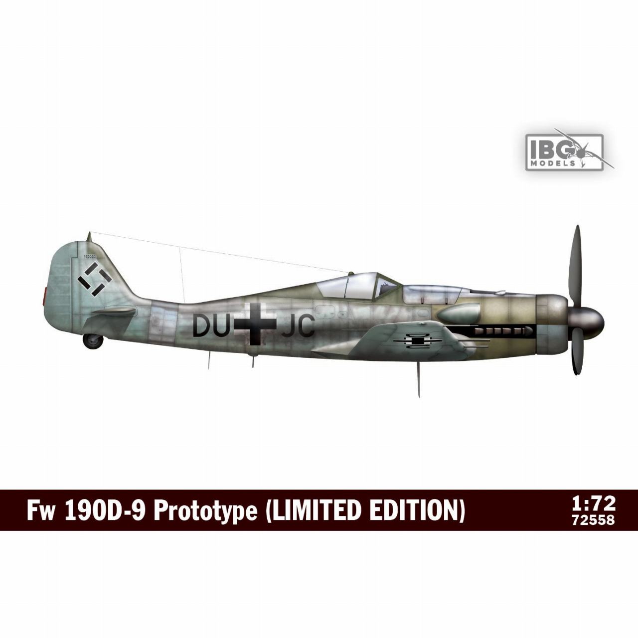 【新製品】72558 フォッケウルフ Fw190D-9 プロトタイプ 限定版