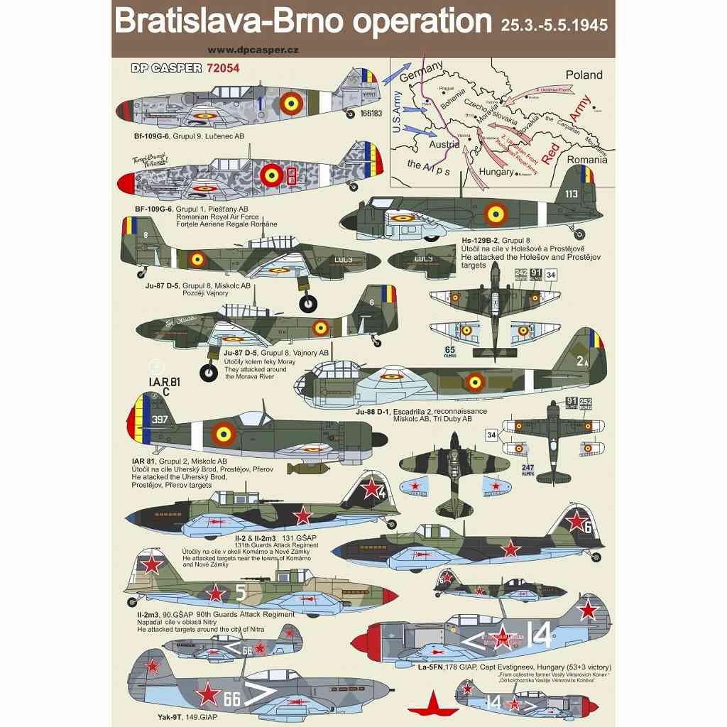 【新製品】72054 Bratislava-Brno operation 25.3.- 5.5.1945