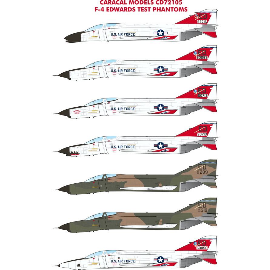 【再入荷】72105 マクドネル・ダグラス F-4 ファントムII エドワーズ空軍基地テスト機