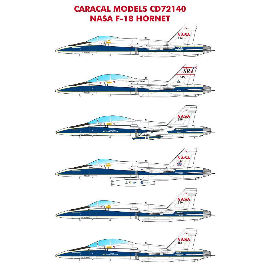 【新製品】72140 マクドネル・ダグラス F-18 ホーネット NASA