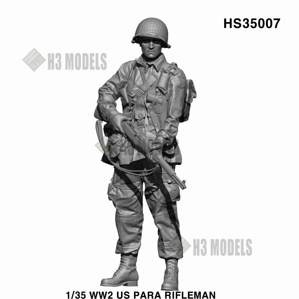 【新製品】HS35007 WWII アメリカ陸軍空挺部隊ライフルマン