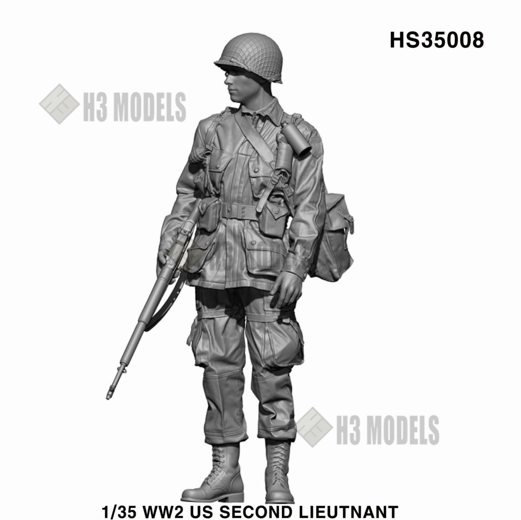 【新製品】HS35008 1/35 WWII アメリカ陸軍空挺部隊少尉