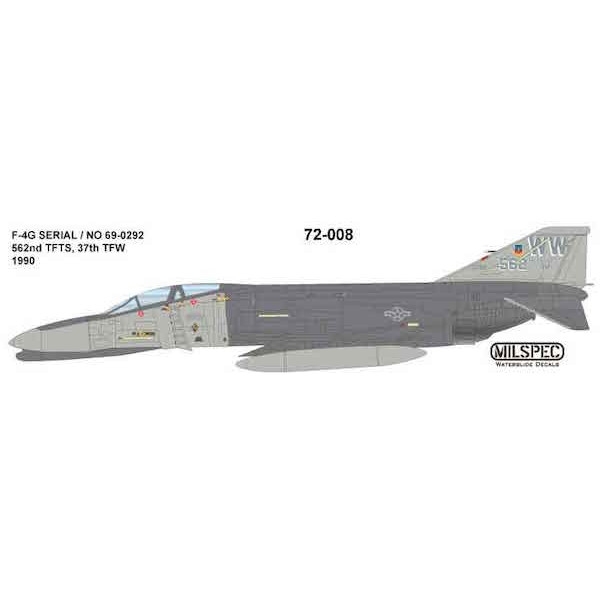 【新製品】72-008 マクドネル F-4G ファントムII 562nd TFTS 37th TFW 1990