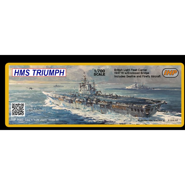 【新製品】IHP7002 英国海軍 コロッサス級航空母艦 R16 トライアンフ Triumph 1947