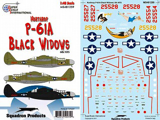 【新製品】[2002010112597] 481259)P-61 ブラックウィドウ 第6夜間戦闘飛行隊 ｻｲﾊﾟﾝ島攻防戦