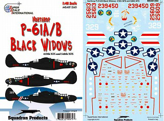 【新製品】[2002010112603] 481260)P-61 ブラックウィドウ 第419/512夜間戦闘飛行隊 ガダルカナル/硫黄島防空戦