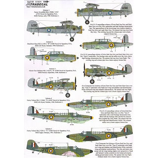 【新製品】[2002120013401] X72134)フリート・エア・アーム 1939-1941 ソードフィッシュ/スクア/グラジエーター/ウォーラス/シーフォックス/フルマー