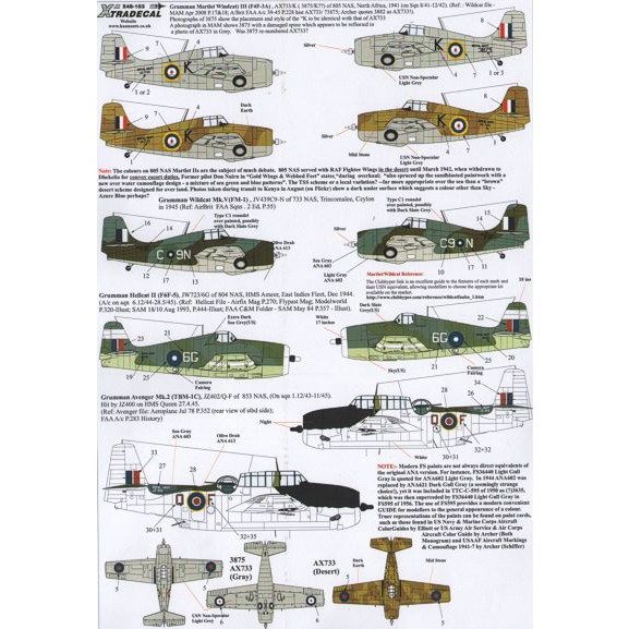 【再入荷】Ｘ48103 イギリス海軍のアメリカ機 Part.2