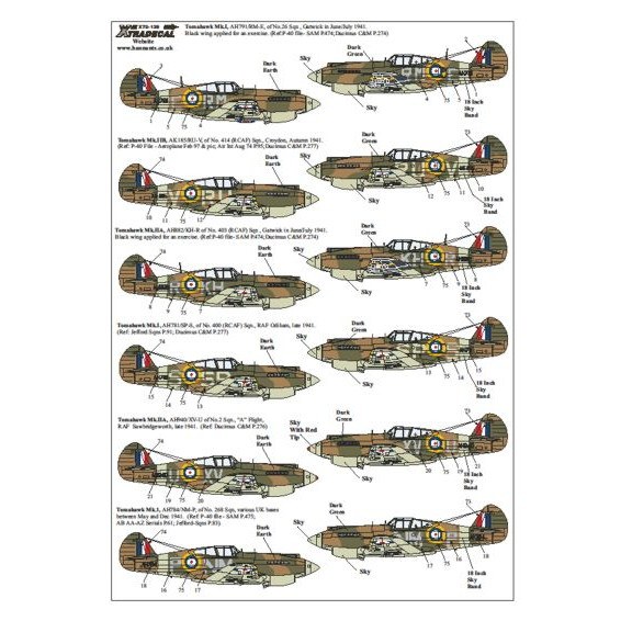 【再入荷】X72139 カーチス P-40B トマホークMk.II