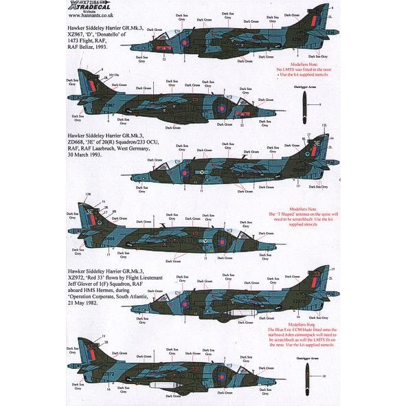 【再入荷】X72186 ハリアー GR.3