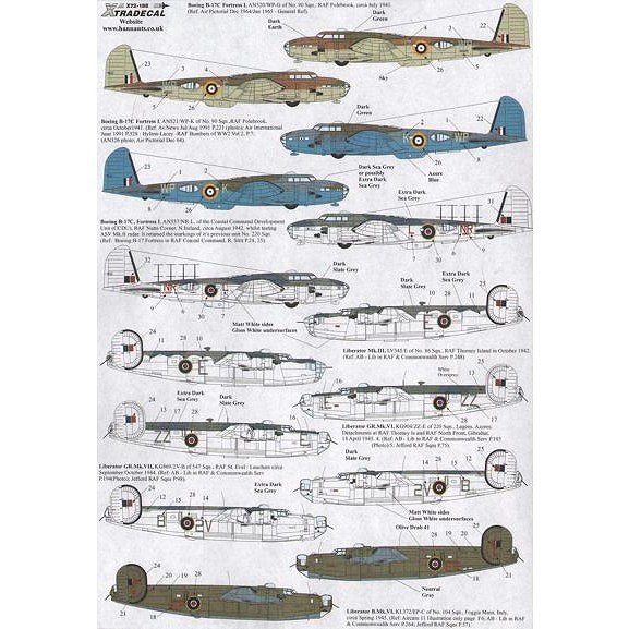 【再入荷】X72188 イギリス軍のアメリカ機 Pt.5