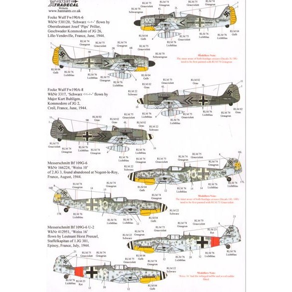 【再入荷】X72197 Dデイ 70周年記念 Pt.4 ドイツ空軍航空艦隊