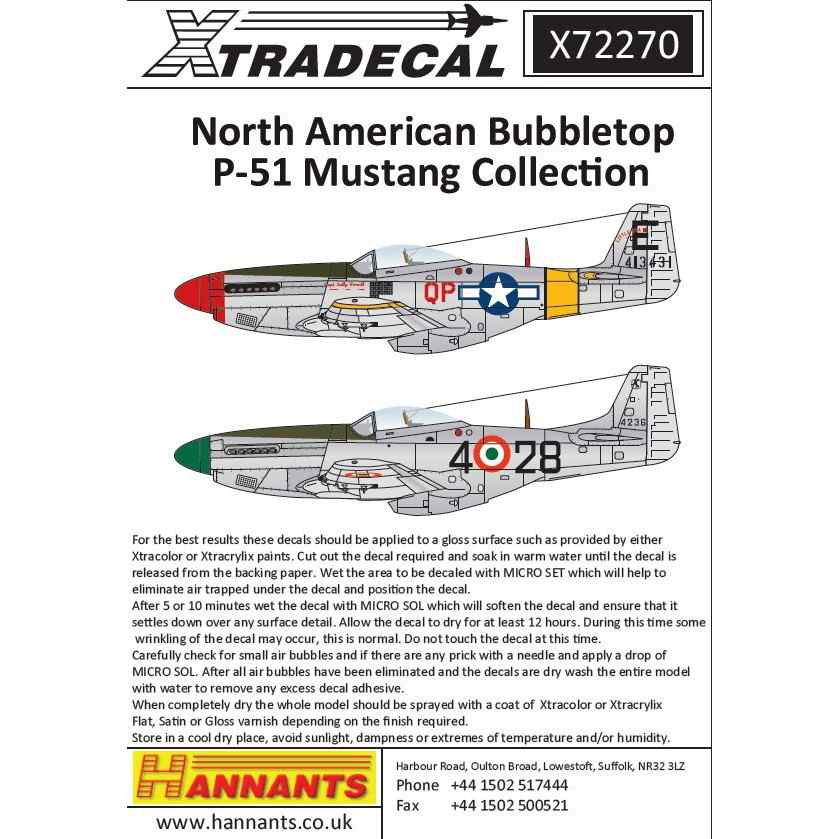 【再入荷】X72270 ノースアメリカン P-51 マスタング バブルトップ コレクション