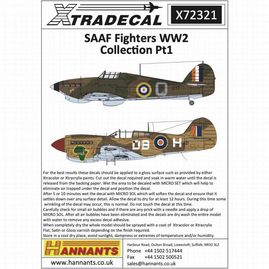 【新製品】X72321 SAAF 南アフリカ空軍 戦闘機 WWII コレクション Part1