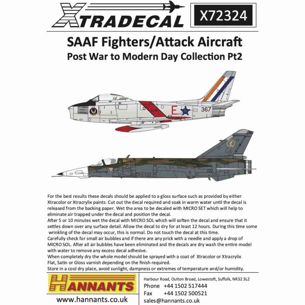 【新製品】X72324 SAAF 南アフリカ空軍 戦闘機/攻撃機 戦後コレクション Part2