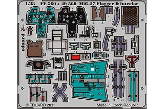 【新製品】[2002614956009] FE560)塗装済 MiG-27 フロッガーD 計器盤/シートベルト