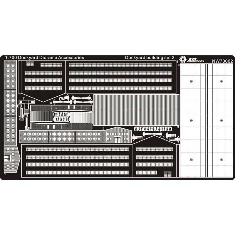 【新製品】[2002667000209] NW70002)ドックヤード ジオラマアクセサリー 建物セット1