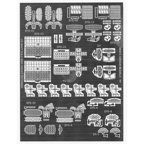 【新製品】7121 冷戦期 米海軍 レーダーセット