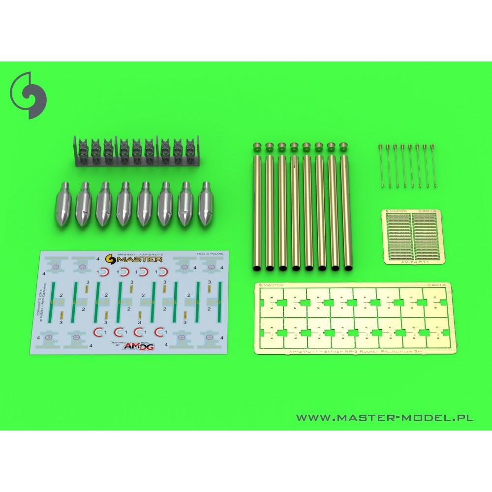 【新製品】AM24-012 英 RP-3 ロケット弾 w/60lb SAP 徹甲弾 III型発射レール後期型用