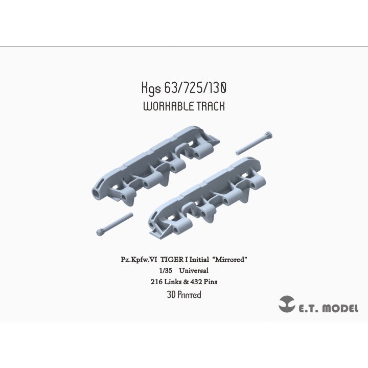 【新製品】P35005 1/35 WWII ドイツ タイガーI 極初期型ミラータイプ