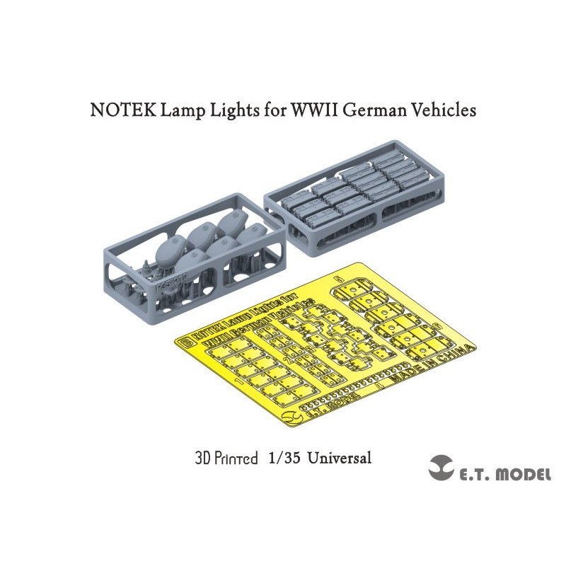 【新製品】P35-209 1/35 WWII ドイツ 車両用ノテックライト