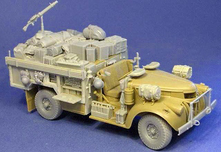 【新製品】[2003933523446] 352344)LRDG デザートシボレー 無線機アップデート & 積荷セット