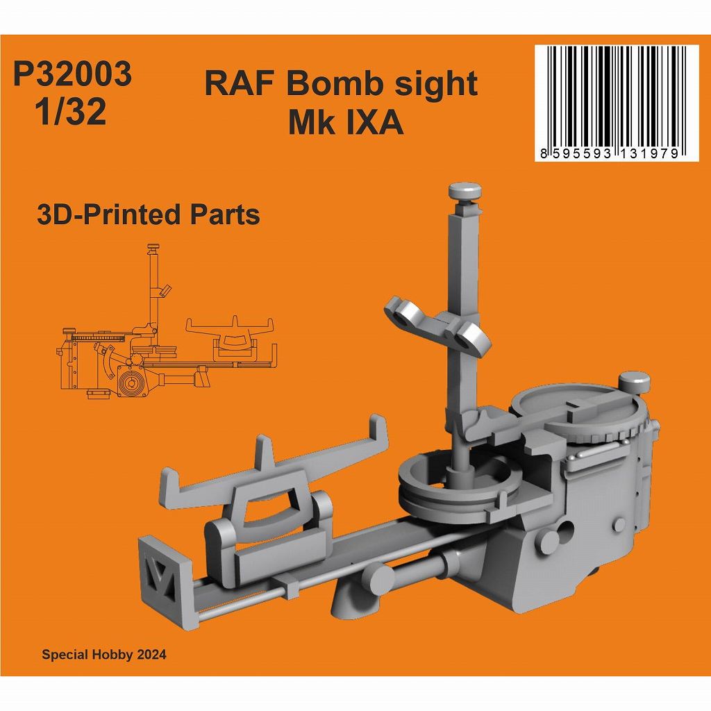 【新製品】P32003)1/32 WW.II イギリス爆撃機 Mk.IXA 爆撃照準器