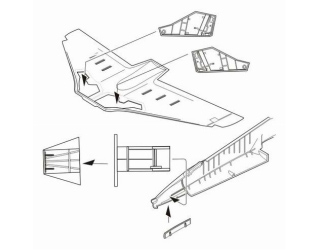 【新製品】[2005063250773] 5077)BAe ホーク T.1a 脚格納庫