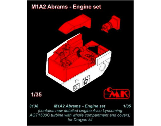 【新製品】[2005063531384] 3138)M1A2 エイブラムス エンジンセット