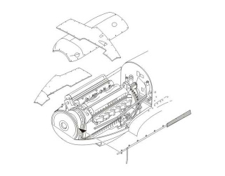 【新製品】[2005064842823] 4282)スピットファイア Mk.I エンジン