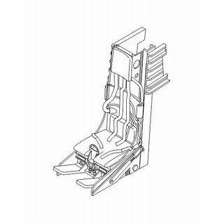 【新製品】[2005065101455] Q32145)ロッキード C-2 イジェクションシート