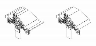 【新製品】[2005065101578] Q32157)BAe ホーク T.1a 計器盤