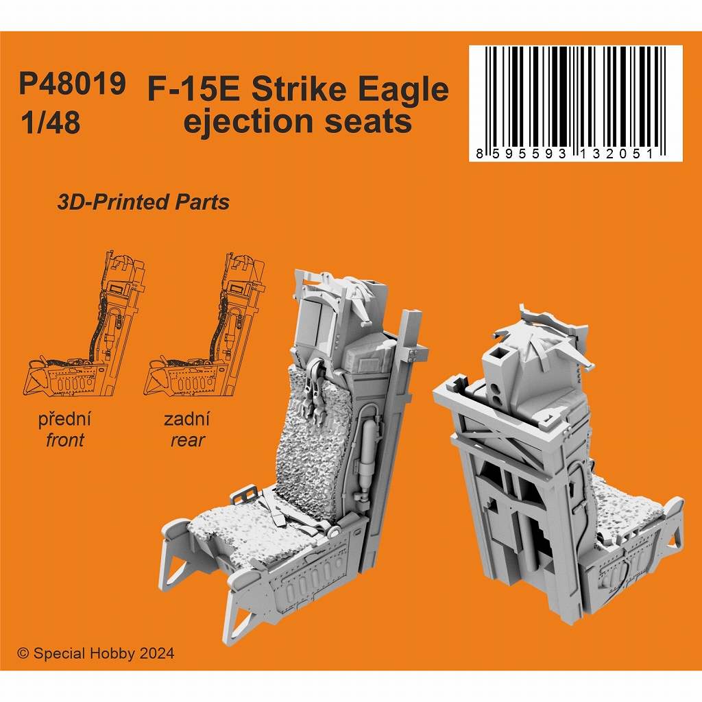 【新製品】P48019 1/48 F-15E ストライクイーグル 射出座席(2個入)