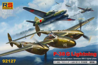 【新製品】[2005209212702] 92127)P-38G ライトニング 山本五十六司令長官･襲撃機