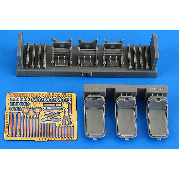 【新製品】4918 1/48 ウェストランド シーキング HAS.1/HAS.5 /HU.5 操縦席(3個入)(エアフィックス用)